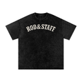ROD & STAFF Colossians 3:23 Faith • Strength • Purpose Oversized Tee
