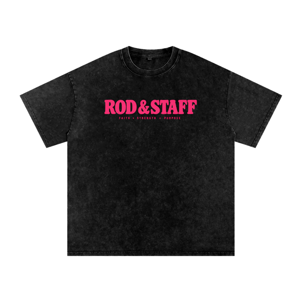 ROD & STAFF Psalm 46:1 Strength & Refuge Oversized Tee