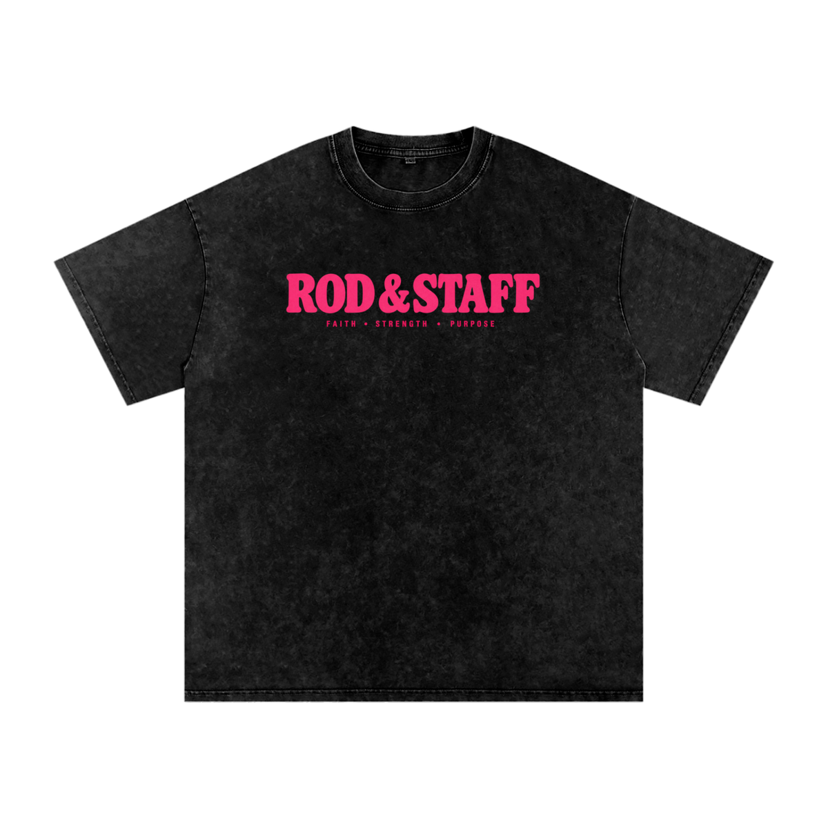 ROD & STAFF Psalm 46:1 Strength & Refuge Oversized Tee